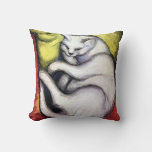 Cojín Decorativo Gato blanco, Franz Marc
