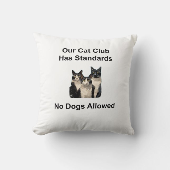 Cojín Decorativo Gato caprichoso (Anverso)