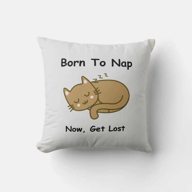 Cojín Decorativo Gato caprichoso (Anverso)