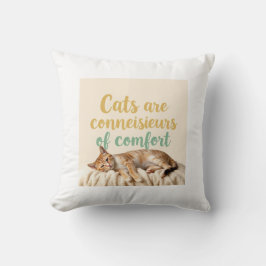 Cojín Decorativo Gato caprichoso gracioso Adorable