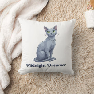 Cojín Decorativo Gato Celestial Soñador Nocturno