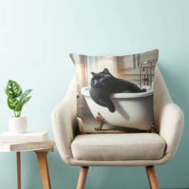 Cojín Decorativo Gato con Cosa Fría