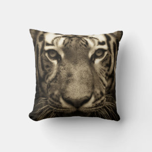 Cojín Decorativo gato con estampado de tigre personalizado Aniversa