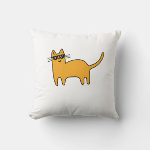 Cojín Decorativo Gato con Gafas de Sol Geniales