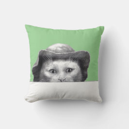 Cojín Decorativo Gato con Gorra (Moegi)
