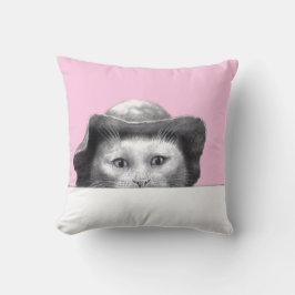 Cojín Decorativo Gato con Gorra (Ume)