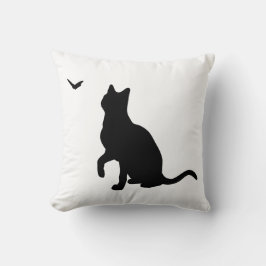 Cojín Decorativo Gato con mariposa
