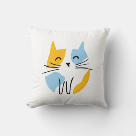 Cojín Decorativo Gato Cute Kawaii