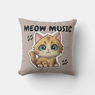 Cojín Decorativo Gato de carne de gato