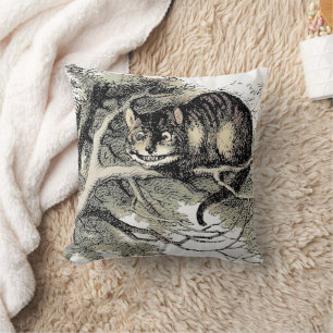 Cojín Decorativo Gato de Cheshire Alice en el país de las maravilla