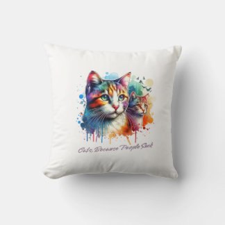 Cojín Decorativo Gato de corte