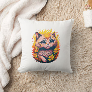 Cojín Decorativo Gato de corte