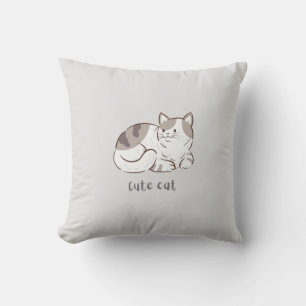 Cojín Decorativo Gato de corte