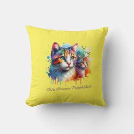 Cojín Decorativo Gato de corte