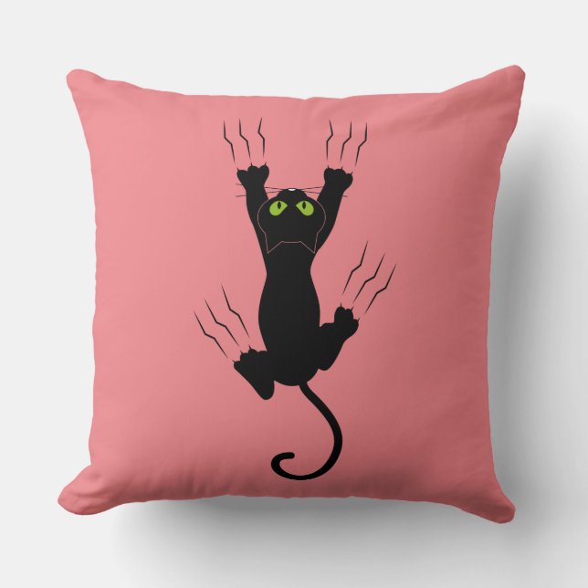 Cojín Decorativo Gato de fragmentos (Anverso)
