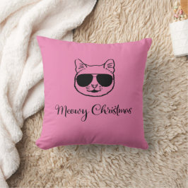 Cojín Decorativo Gato de Guay "Navidades Meowy" en sombras