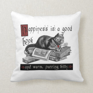 Cojín Decorativo Gato de la felicidad/almohada del gatito