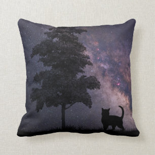 Cojín Decorativo Gato de la noche