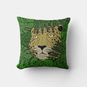 Cojín Decorativo Gato de la selva No. 2