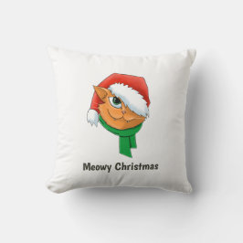 Cojín Decorativo Gato de Navidad