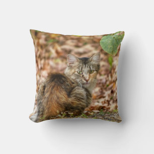 Cojín Decorativo Gato de otoño