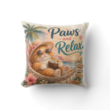 Gato de Playa Patas y Relaja