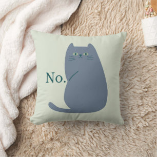 Cojín Decorativo Gato de rechazo