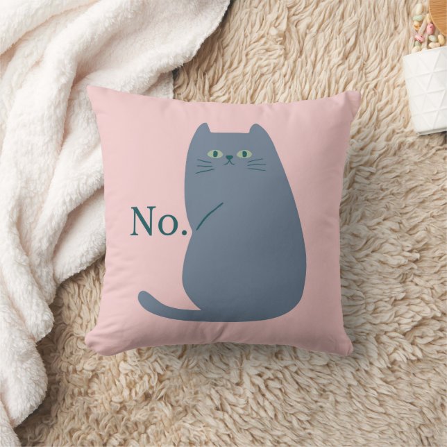 Cojín Decorativo Gato de Rechazo (Manta)