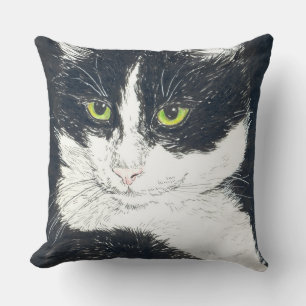 Cojín Decorativo Gato de Tuxedo