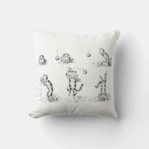 Gato divertido de vintage