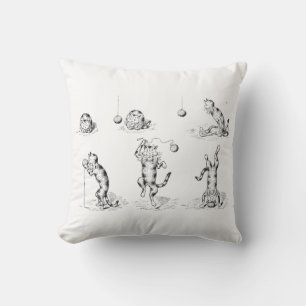 Cojín Decorativo Gato divertido de vintage