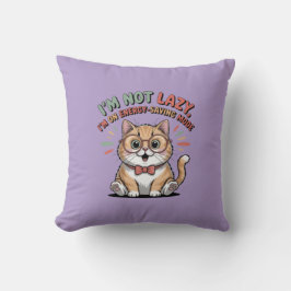 Cojín Decorativo Gato en Modo de Ahorro de Energía