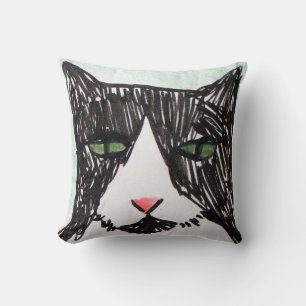 Cojín Decorativo Gato esmoquin Gatos negros y blancos