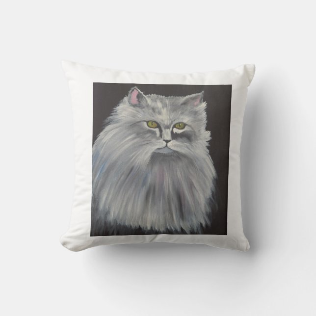 Cojín Decorativo Gato Fancy (Anverso)