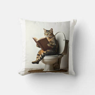 Cojín Decorativo Gato feliz: diseño de gatito lindo para los amante