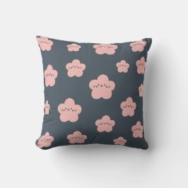 Cojín Decorativo Gato Flor Rosa | Gato de cara linda | Amante de ga