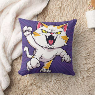 Cojín Decorativo Gato fuerte