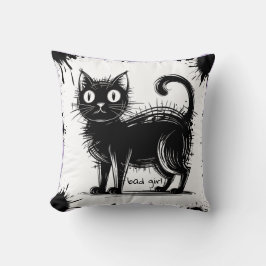 Cojín Decorativo gato garabato