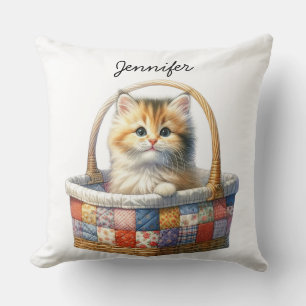 Cojín decorativo Gato Gatito Gatito Brillante