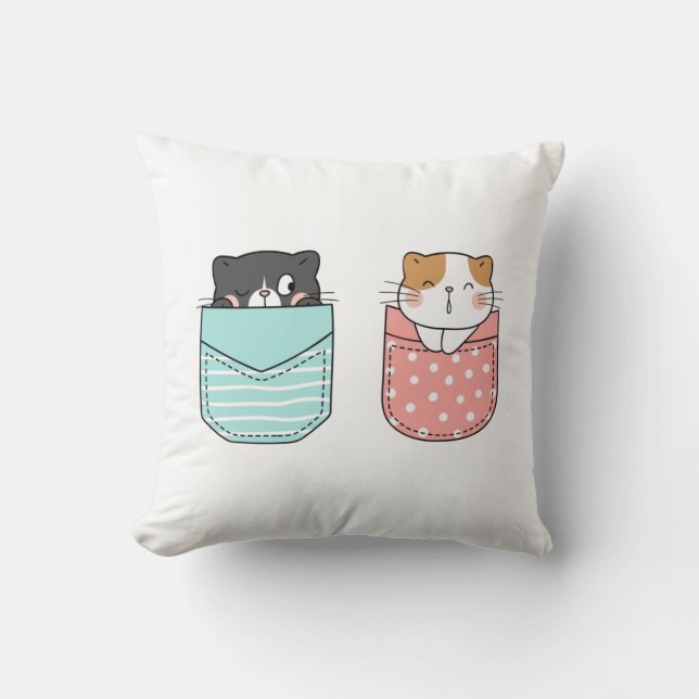 Cojín Decorativo Gato Kitty (Anverso)