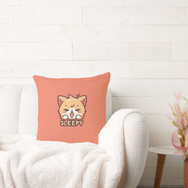 Cojín Decorativo Gato lindo, somnoliento
