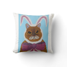 Gato Loco en Orejas de Conejo Pascua 