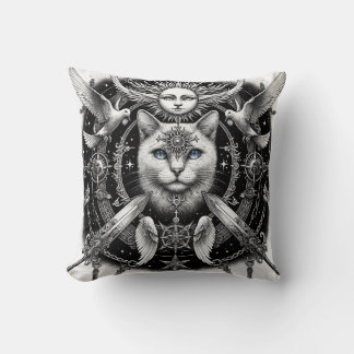 Cojín Decorativo "Gato místico"