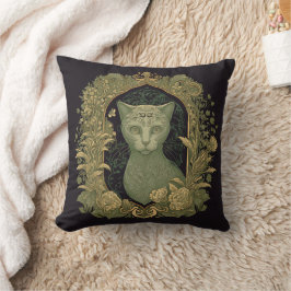 Cojín Decorativo Gato místico del bosque - Woodland