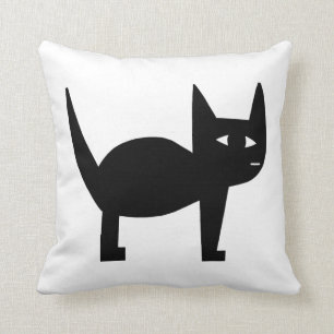 Cojín Decorativo Gato negro