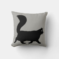 Gato negro andando | Guay Kitty con cola suave