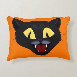 Cojín Decorativo Gato negro de Halloween