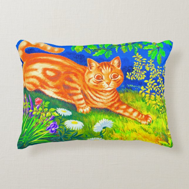 Cojín Decorativo Gato nocturno (Anverso)