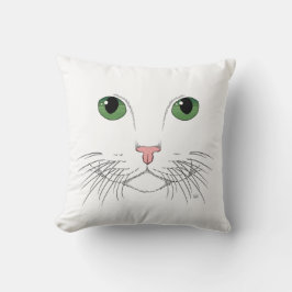 Cojín decorativo Gato Oído Verde