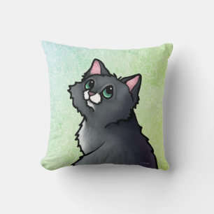Cojín decorativo Gato Oído Verde